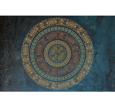 Etnisk design "industriel stil" stue rullegardin - TenStickers