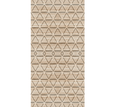 Rullegardin mønster geometrisk naturmønster - TenStickers