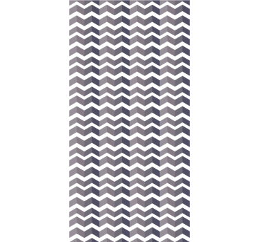 Rullegardin mønster chevron mønster trend - TenStickers