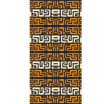 Geometrisk arrangement blanding rullegardin mønster - TenStickers