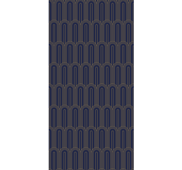 "art deco" lilla former rullgardin elegance - TenStickers
