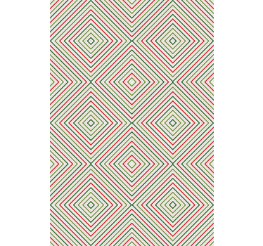 Geometriske former rullegardin mønster - TenStickers