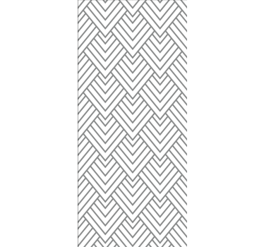 Gråt chevron-design rullegardin til badeværelse - TenStickers
