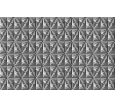 Rullegardin mønster geometrisk design - TenStickers