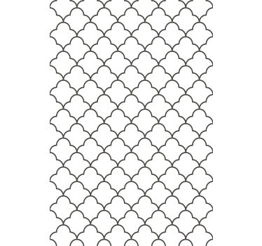 Geometriske marokkanske design teksturer og mønstre rullgardin - TenStickers