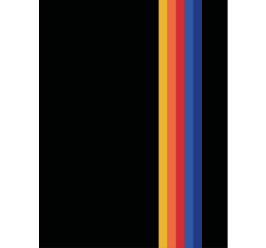 Vintage gaming striber retro rullegardiner - TenStickers
