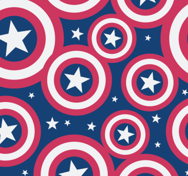 Amerika afrundet skjold rullegardiner med superhelte - TenStickers