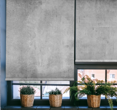Cement slidt design "industriel stil" stue rullegardin - TenStickers