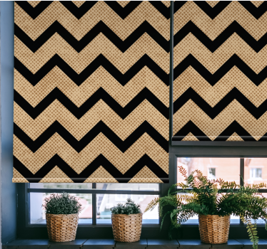 Chevron mønstret nuance rullegardin mønster - TenStickers