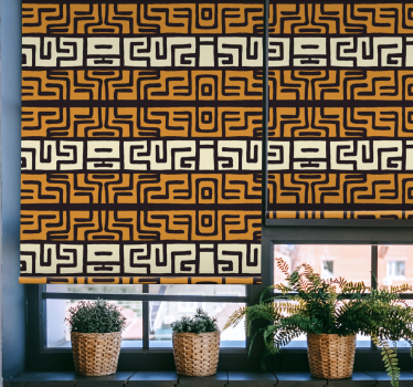 Geometrisk arrangement blanding rullegardin mønster - TenStickers