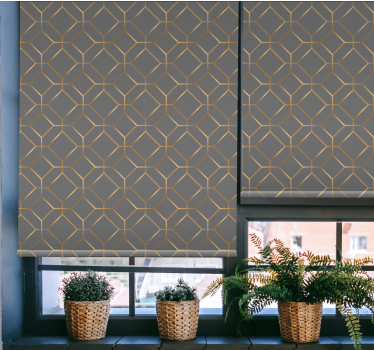 Geometrisk mønstret design rullegardin mønster - TenStickers