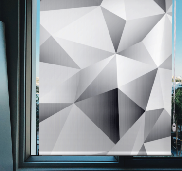 Geometriske formationer rullegardin mønster - TenStickers