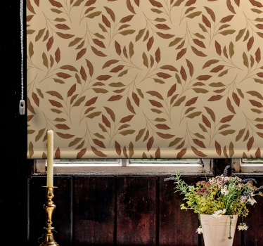 Grøn elegance rullegardin mønster - TenStickers