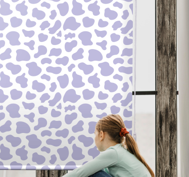 Lilla ko print teen rullgardin - TenStickers