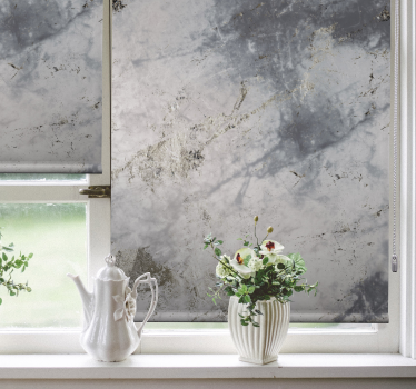 Marmoreret elegance rullegardin mønster - TenStickers