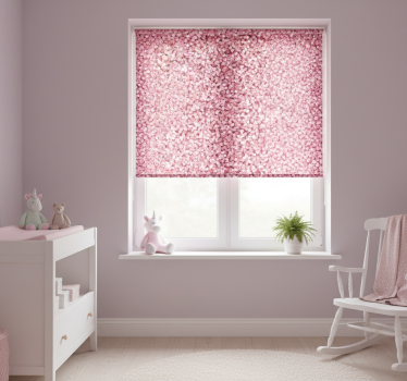 Mørklægningsgardiner børn pink glimmer - TenStickers