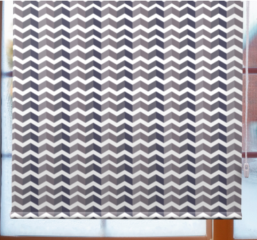 Rullegardin mønster chevron mønster trend - TenStickers