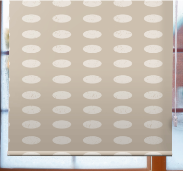Rullegardin mønster oval kontrast - TenStickers