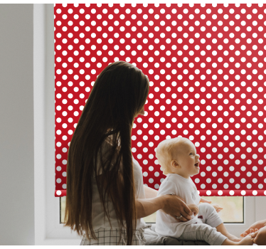Rullegardin mønster prikket mønster - TenStickers