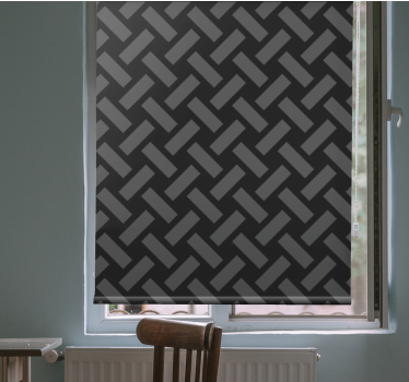 Rullegardin mønster sammenflettet design - TenStickers