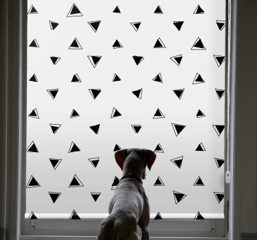 Rullegardin mønster trekantet design - TenStickers