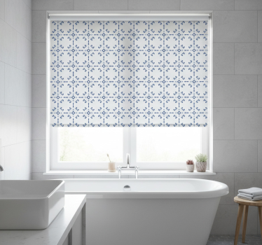 Rullegardin til badeværelse elegant geometrisk design - TenStickers