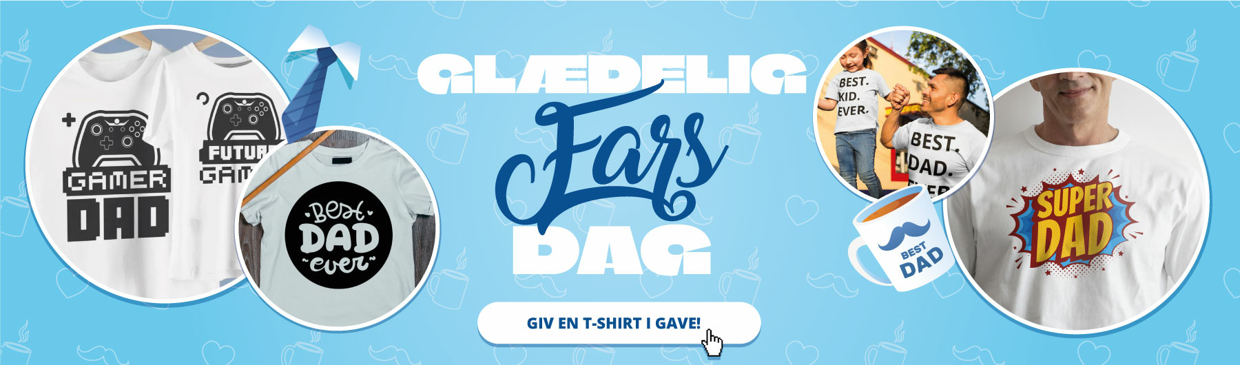 Overrask far på hans dag med