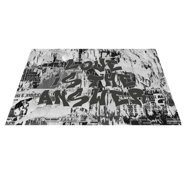 Bold citat besked tekst dækkeserviet - TenStickers