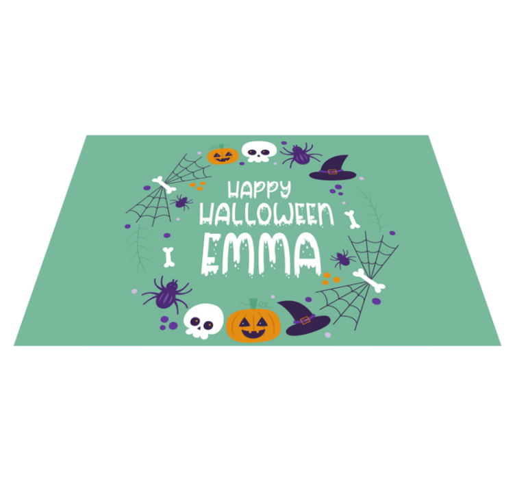 Halloween dækkeserviet med tema design - TenStickers