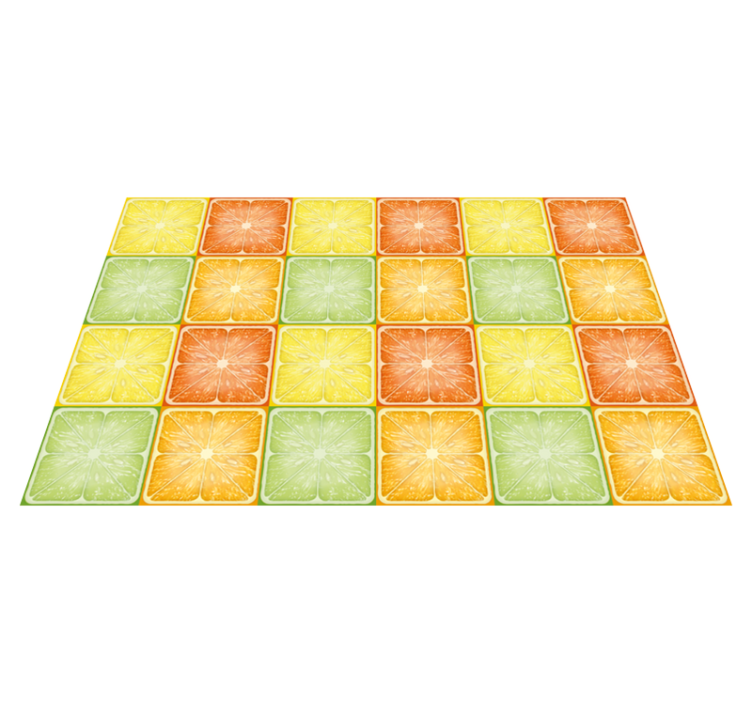 Original dækkeserviet citrus skiver mønster - TenStickers