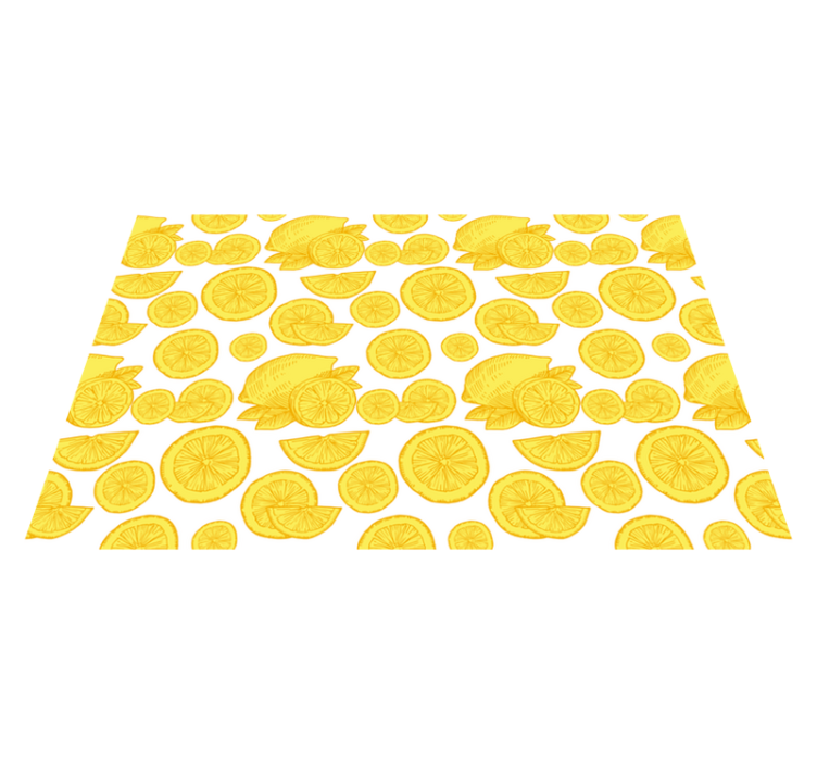 Appelsin og citron, skitse, citrus, dækkeservietter - TenStickers