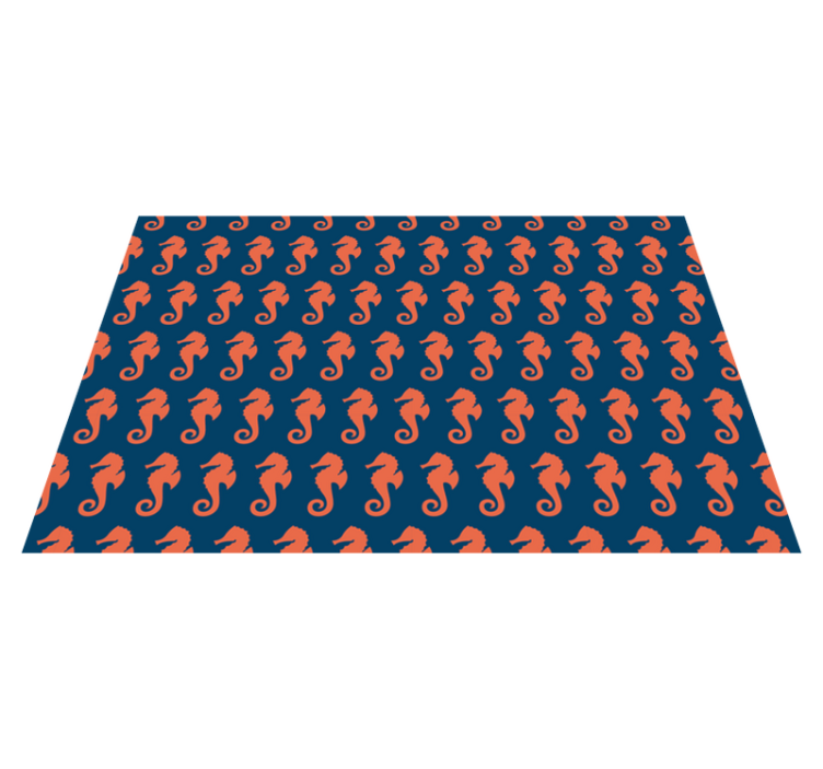 Original dækkeserviet med søheste mønster - TenStickers