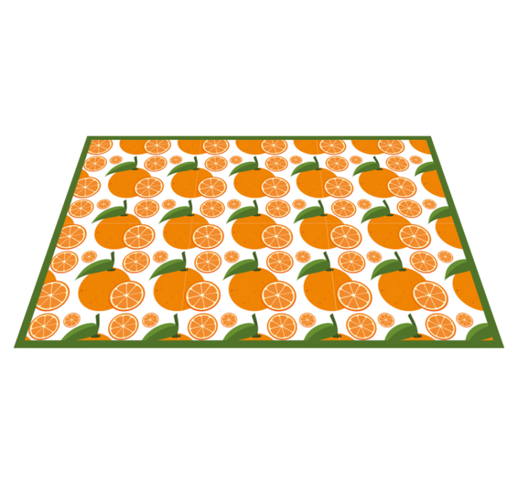 Original dækkeserviet citrus vedge arrangement - TenStickers
