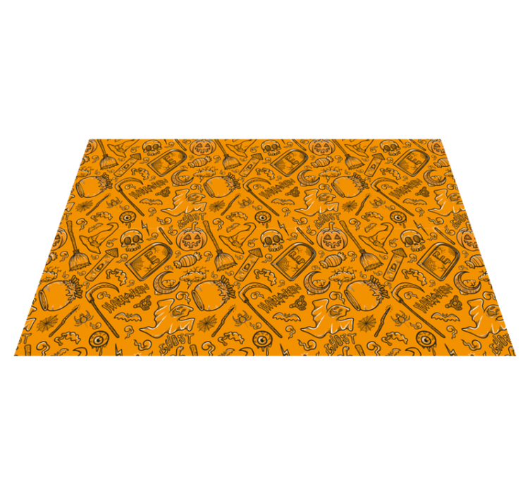 Halloween dækkeserviet med uhyggelige motiver - TenStickers