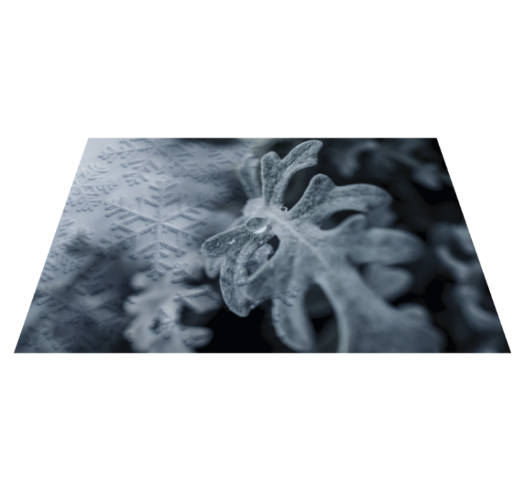 Dækkeserviet med elegante snemandsmønstre - TenStickers