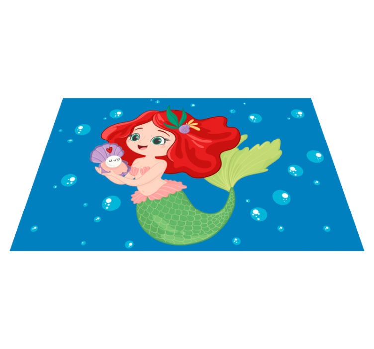 Disney ariel svømning børn dækkeservietter - TenStickers