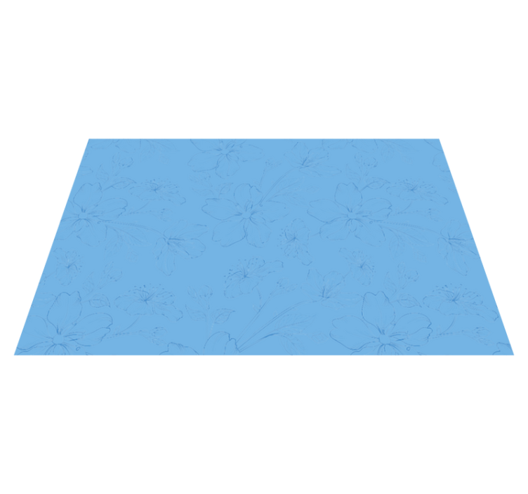 Botanisk inspireret dækkeserviet - TenStickers