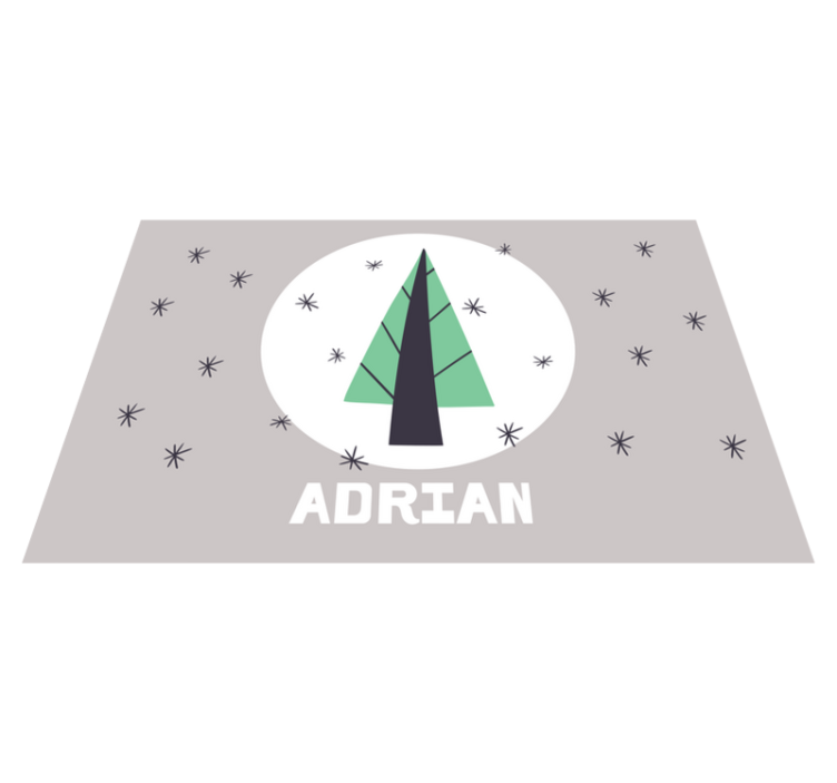 Personlige juletræsplatte til juletræer - TenStickers