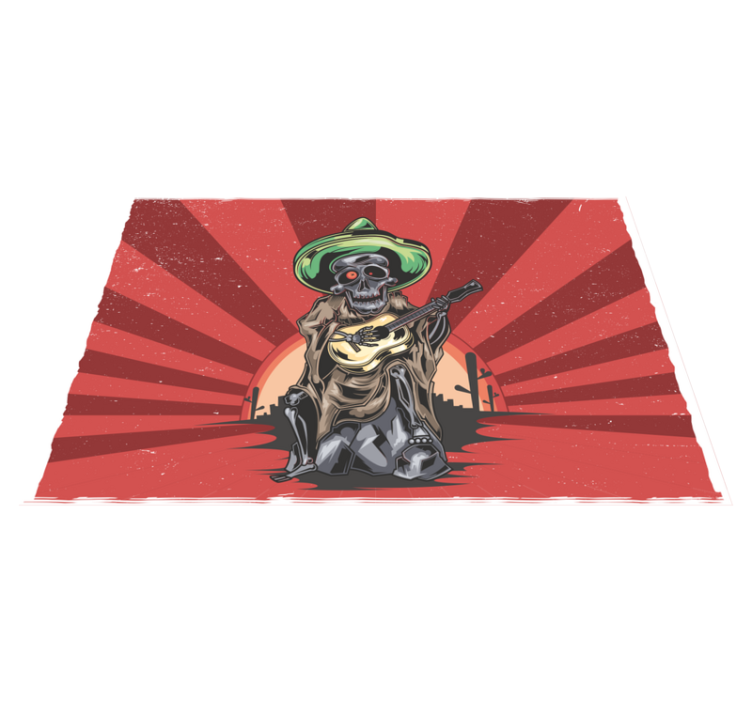 Mexicansk stil halloween dækkeservietter - TenStickers