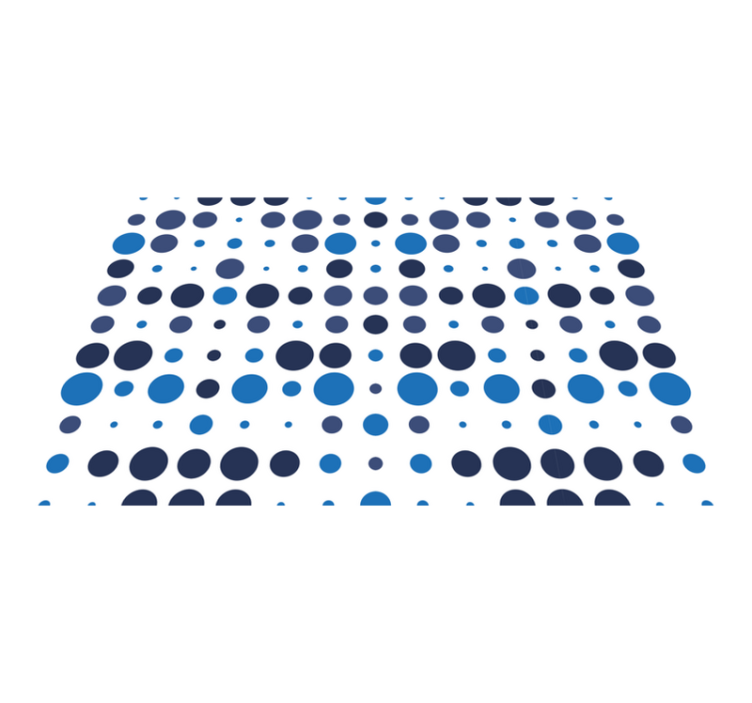 Dækkeserviet med cirkelmønster overflade - TenStickers