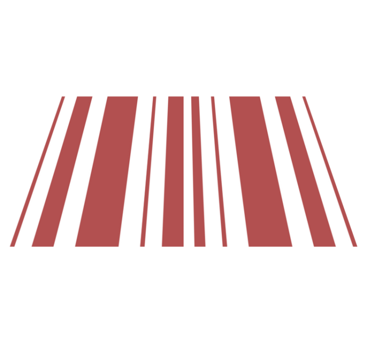 Dækkeserviet med stribet farvemønster - TenStickers