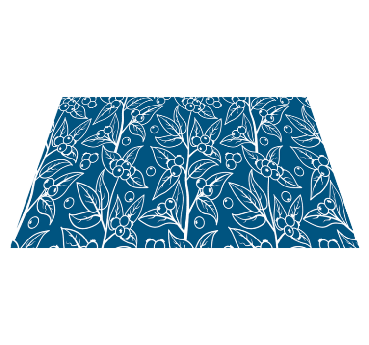 Delikat blomstermønster dækkeserviet - TenStickers