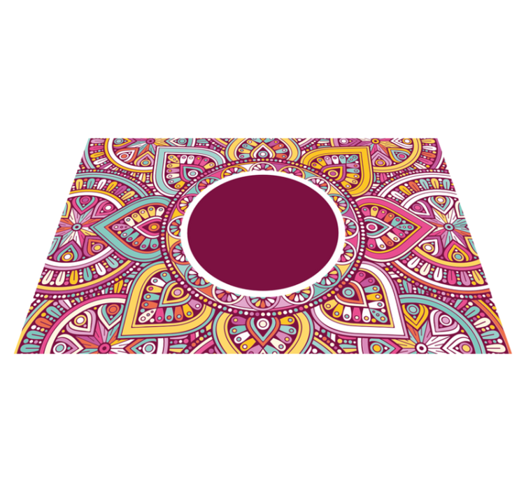 Mandala designer vinyl dækkeservietter - TenStickers