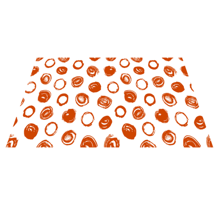 Røde prikker moderne dækkeservietter - TenStickers