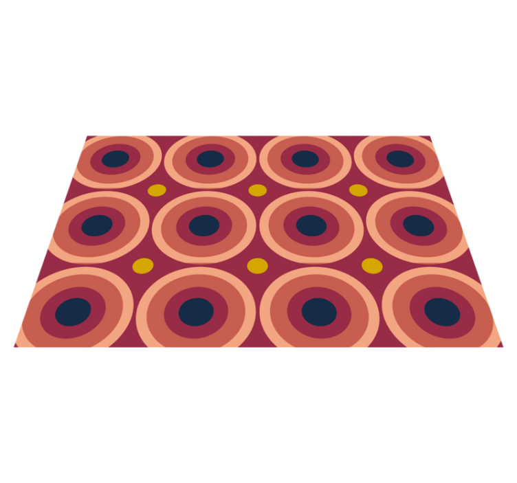 Original dækkeserviet med geometrisk cirkelmønster - TenStickers