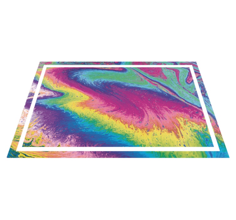 Marmor regnbue struktureret dækkeservietter - TenStickers