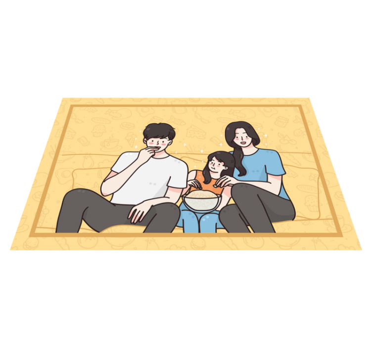 Dækkeserviet børn til hyggelige snacks - TenStickers