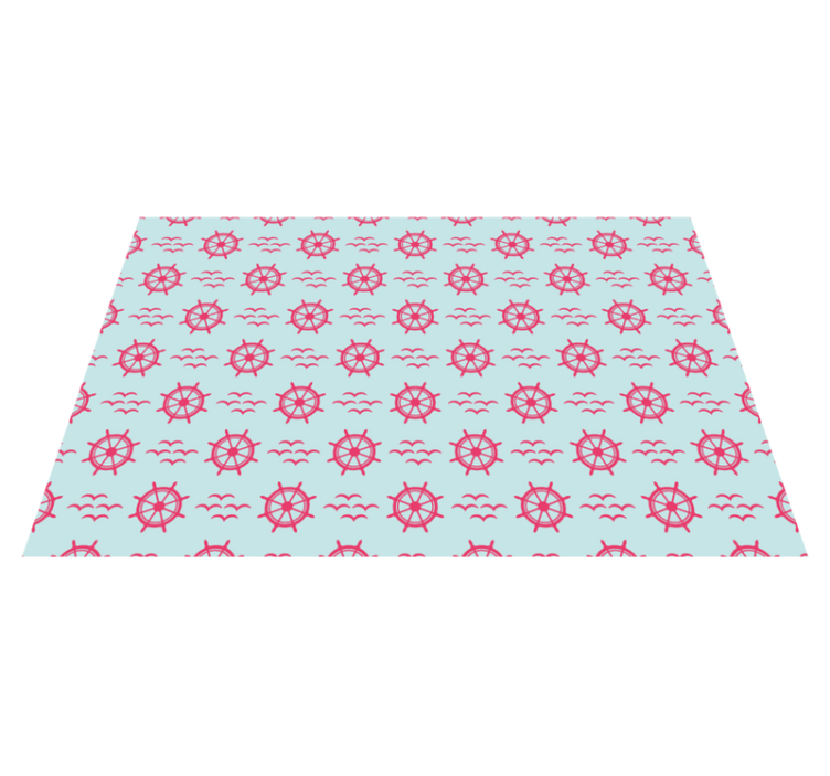 Original dækkeserviet nautisk styrhjul - TenStickers