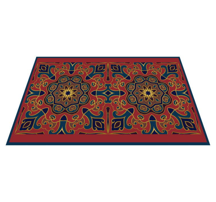 Original dækkeserviet med detaljeret blomsterdesign - TenStickers