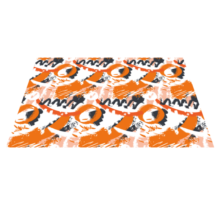 Dækkeserviet med abstrakt farverigt mønster - TenStickers